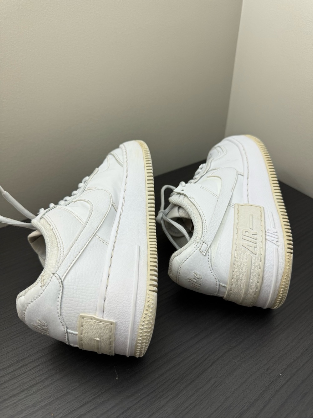 Nike Air Force 1 Shadow White Sneakers Size 7.5 - Picture 12 of 14